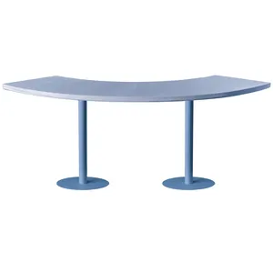 Стол коктейльный Твист Змейка М, Черничный йогурт + серо-голубой (телескопические ноги) - изображение 3