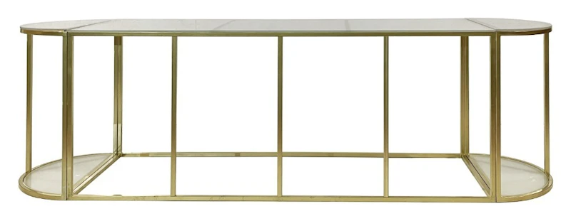 Стол-президиум Наутилус Ректангл + Хафмун с матовым стеклом