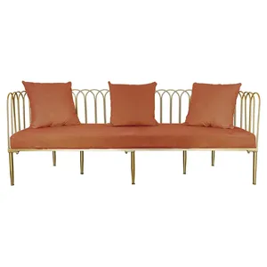 Диван Сквош Л, Терракотовый