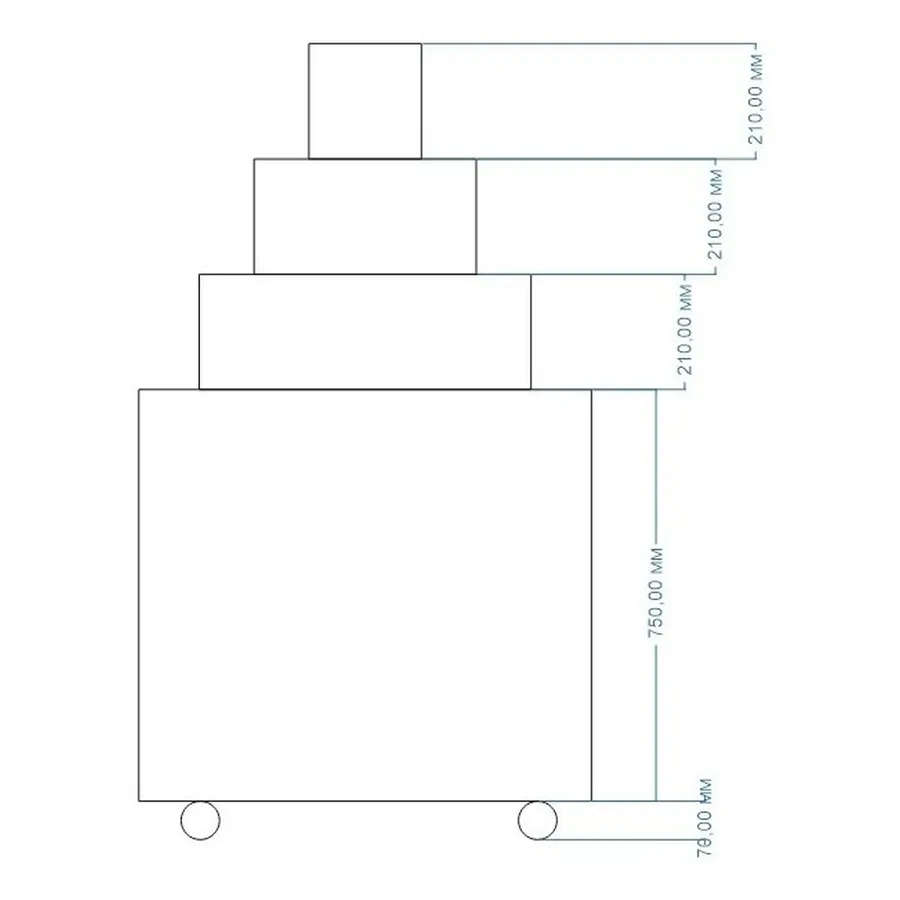 Горка для шампанского Майя Белая - Фото миниатюра 2