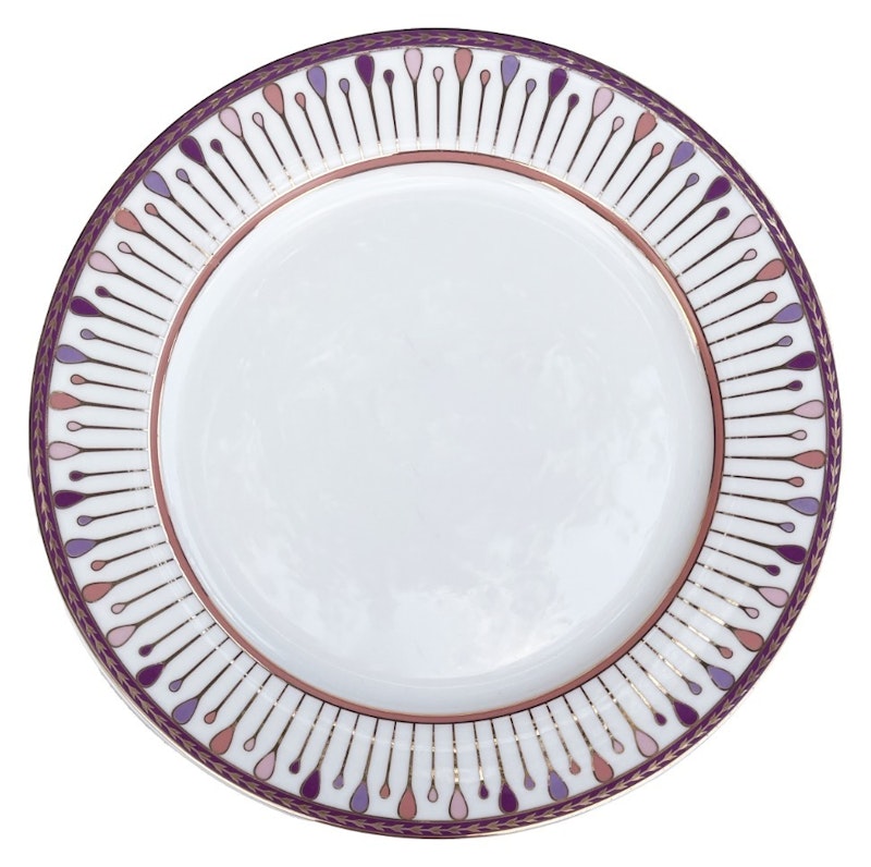 Тарелка Паттерн Розовый М