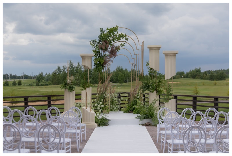 Каркас овального подиума