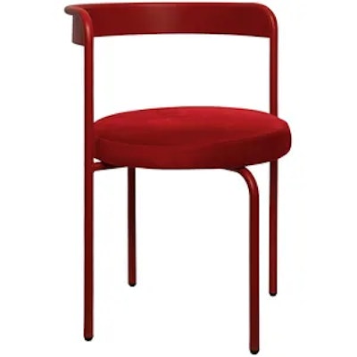 Стул Колори, Красный бархат + Малиново-красный