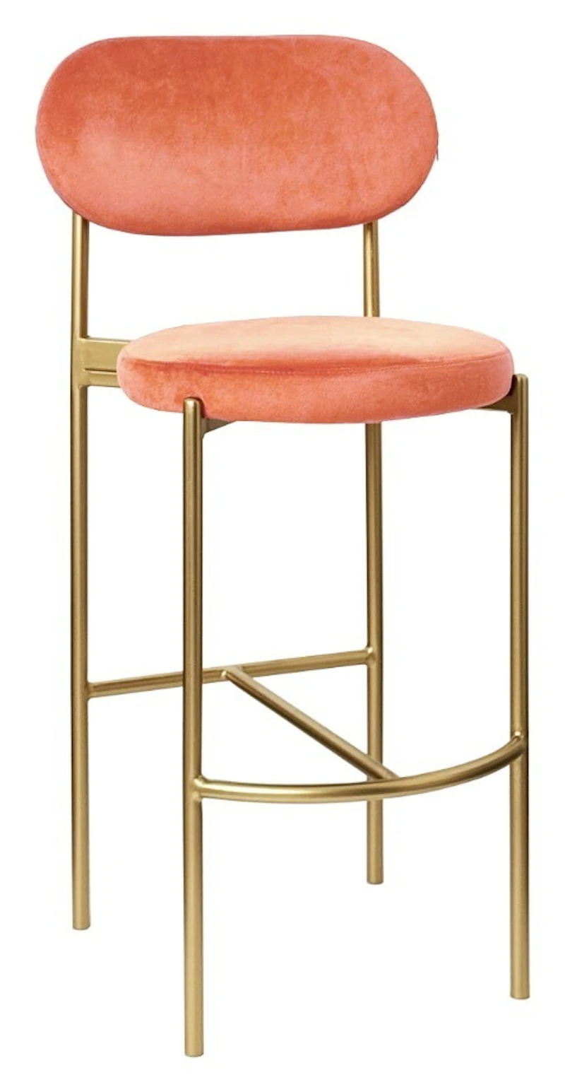 Стул барный Модерн Комфи Игривый Персик (любой цвет каркаса)