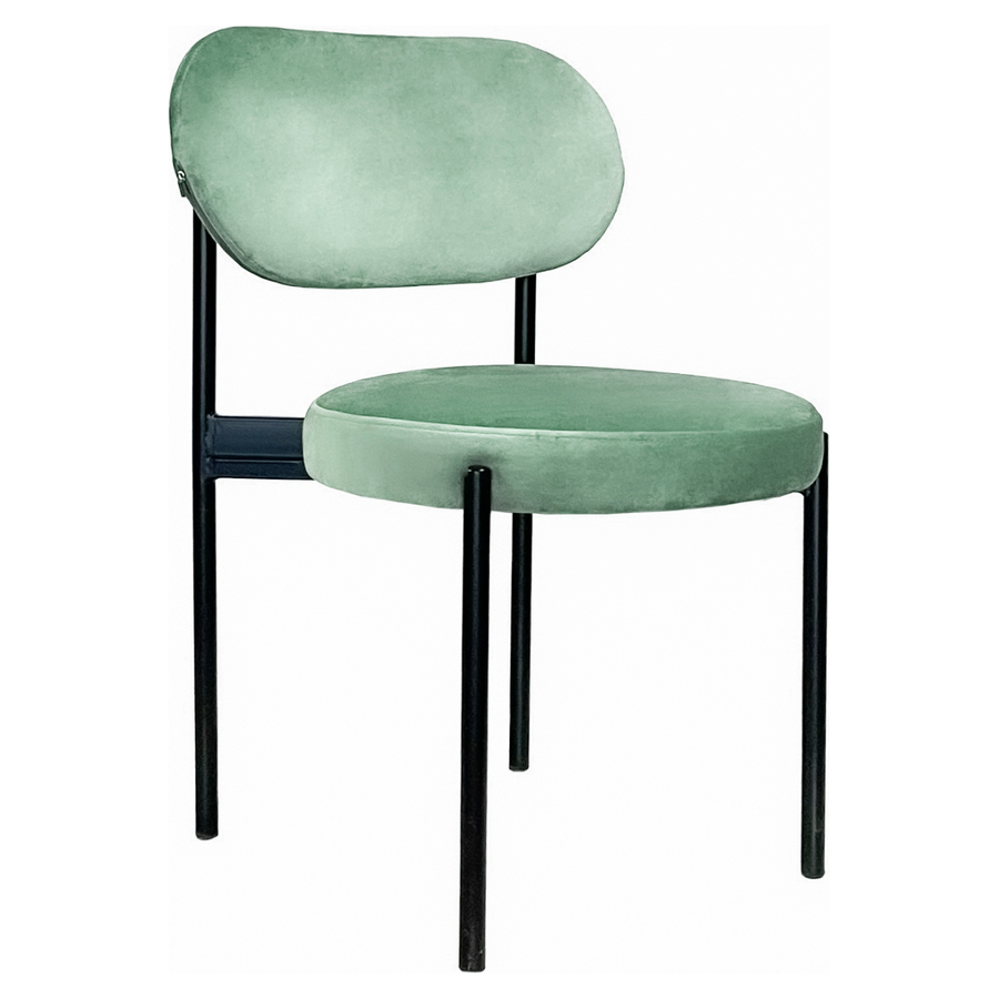 Стул Модерн Черный, Мятный - Фото миниатюра 1