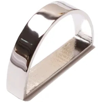 Кольцо для салфеток Белт Серебро