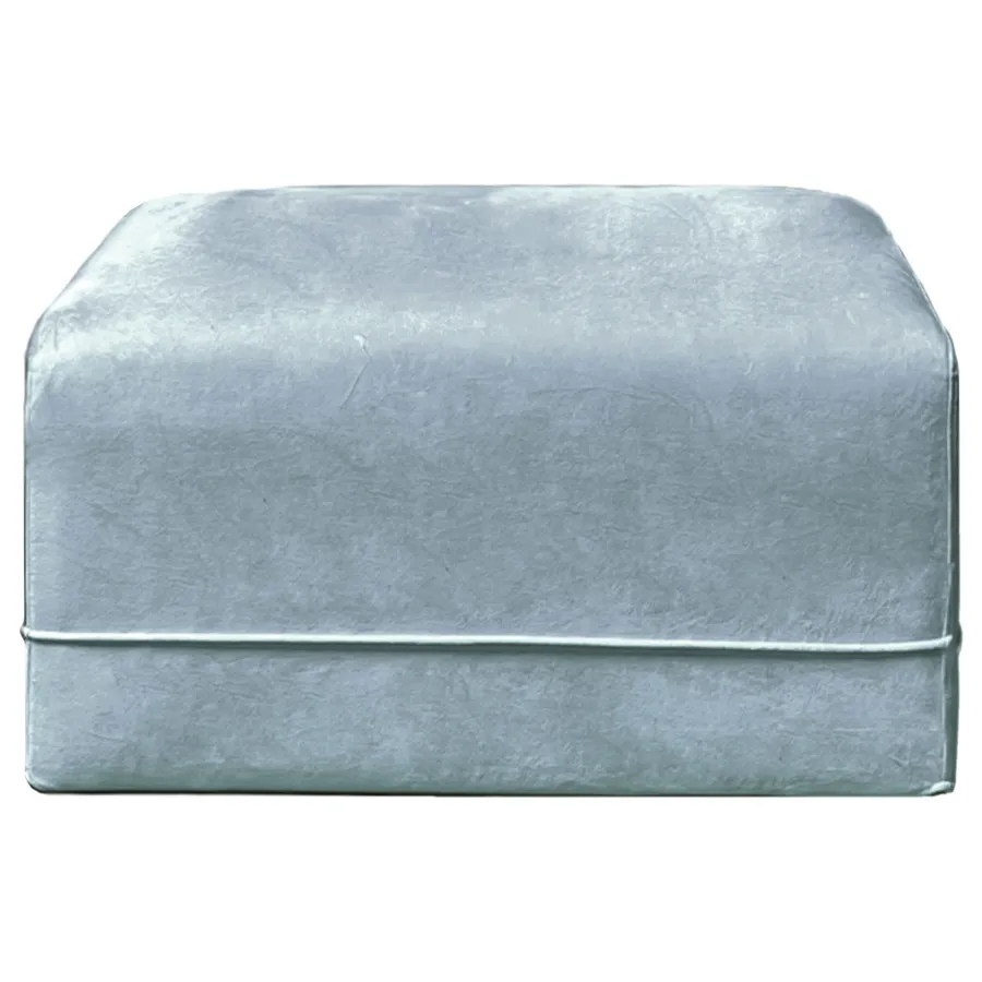 Пуф Кручу-верчу Квадрат серо-голубой - Фото миниатюра 1