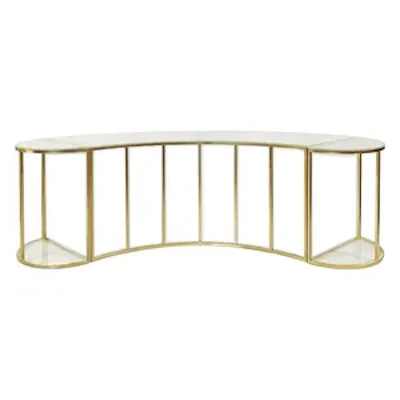 Стол-президиум Наутилус Серпент Хафмун с матовым стеклом