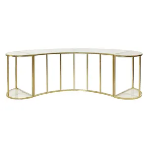 Стол-президиум Наутилус Серпент Хафмун с матовым стеклом - Фото 1