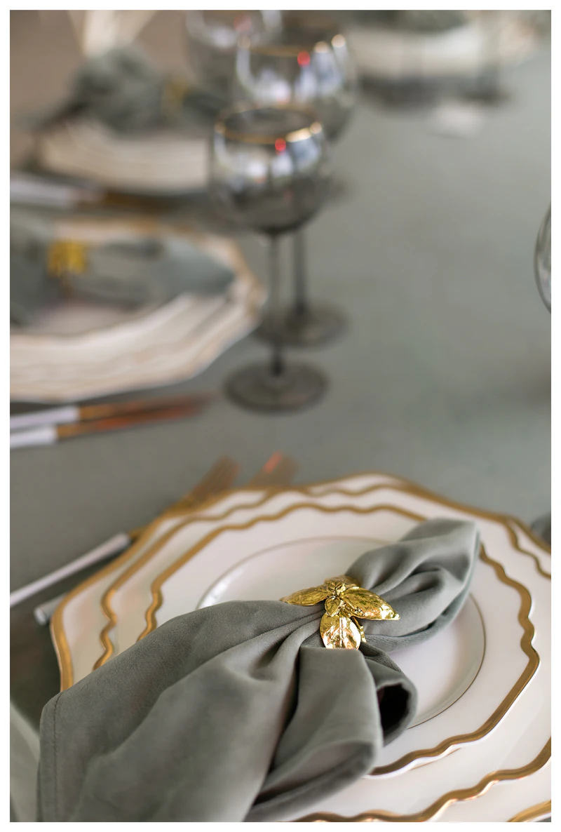 Тарелка порционная Анна С, 23 см диаметр