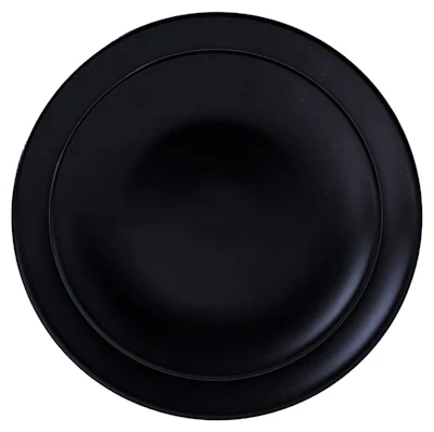 Сет тарелок Акцент Блэк С и М