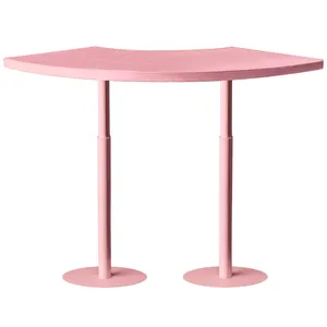 Стол коктейльный Твист Змейка С, Розовая помада + Куколка (телескопические ноги) - изображение 1