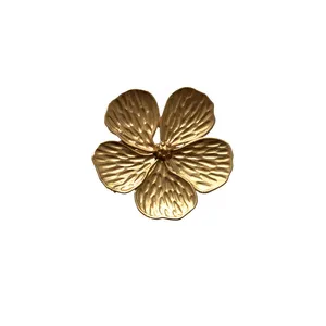 Кольцо для салфетки Золотой цветок - Фото 1