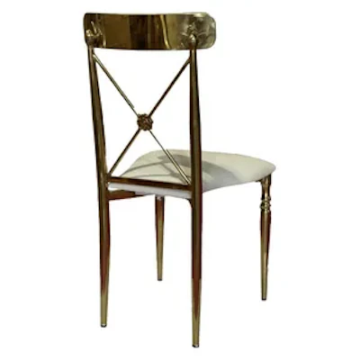 Стул Адлер, велюр, белый - изображение 5