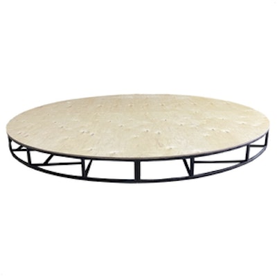 Каркас круглого подиума (400 см * 20 см) из 4х хэлементов