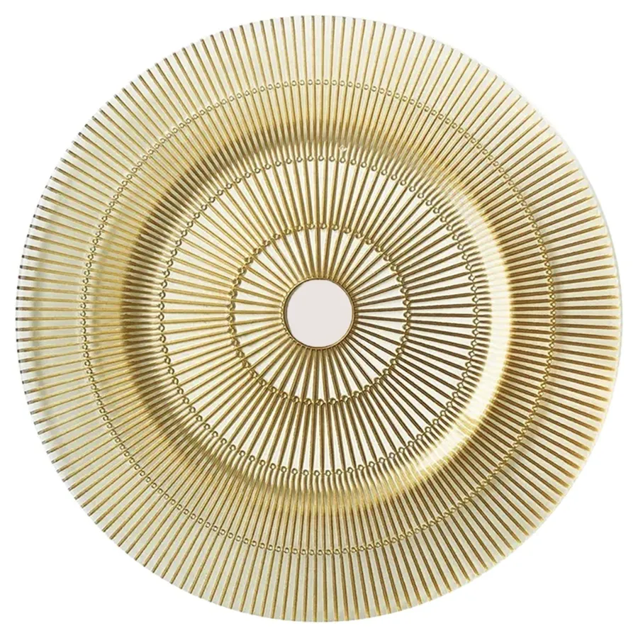 Сервировочная тарелка Окулус Золото - Фото миниатюра 1