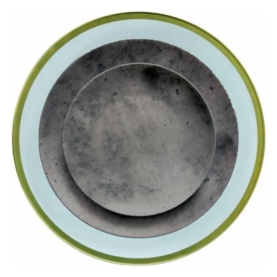 Сет тарелок Лоллипоп Бетон - Фото миниатюра 1