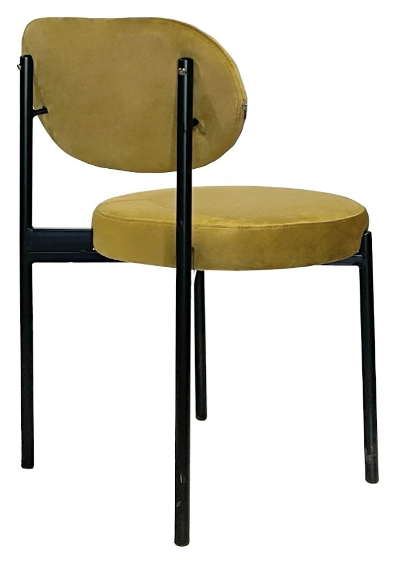Стул Модерн Черный, Золотая охра