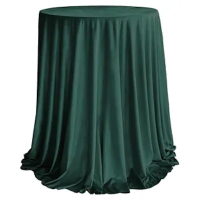 Комплект Стол коктейльный Тавола + скатерть велюр изумрудная