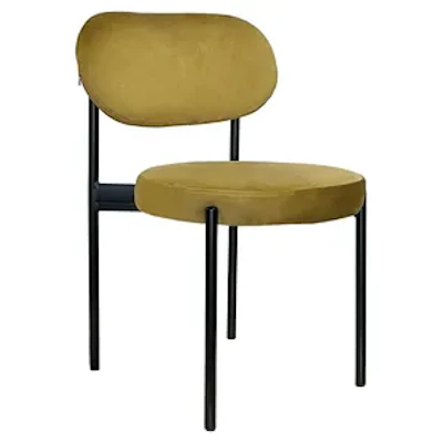 Стул Модерн Черный, Золотая охра