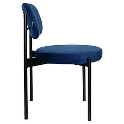 Стул Модерн Черный, Глубокий синий - изображение 3