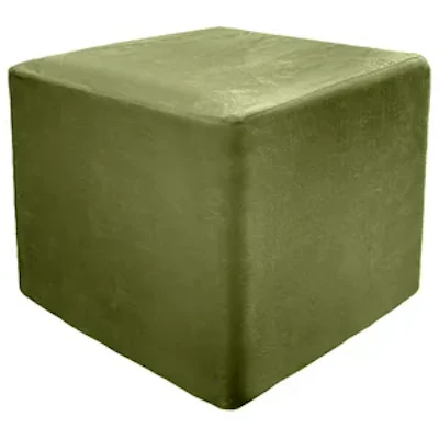 Пуф квадратный Точка, велюр, Матча