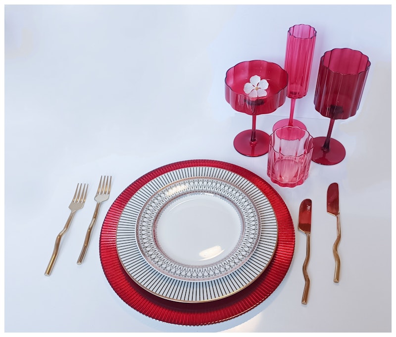 Тарелка Паттерн Черный С