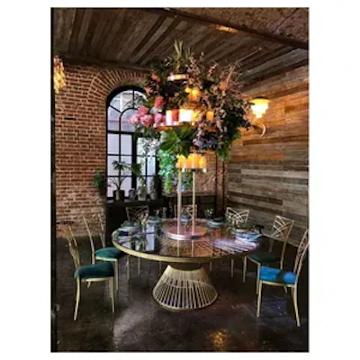 Стол Де Марко со стеклянной столешницей и разноцветной подсветкой (неон) - изображение 3