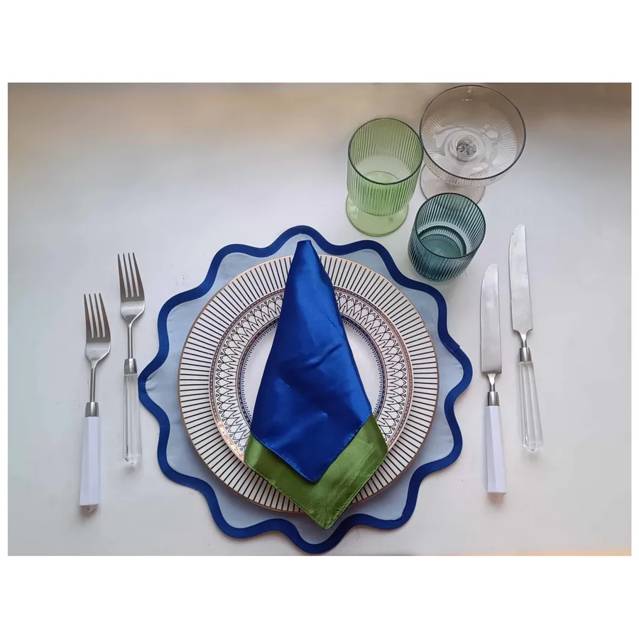 Салфетка-плейсмат Сквош, Гжель - Фото миниатюра 6