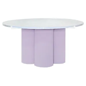 Журнальный столик Сквош, бифлекс сиреневый