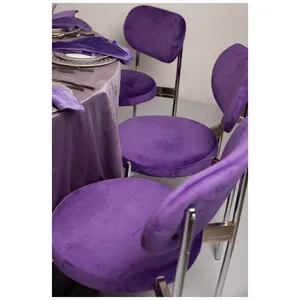 Стул Модерн Серебро, Таинственный фиолетовый - изображение 2