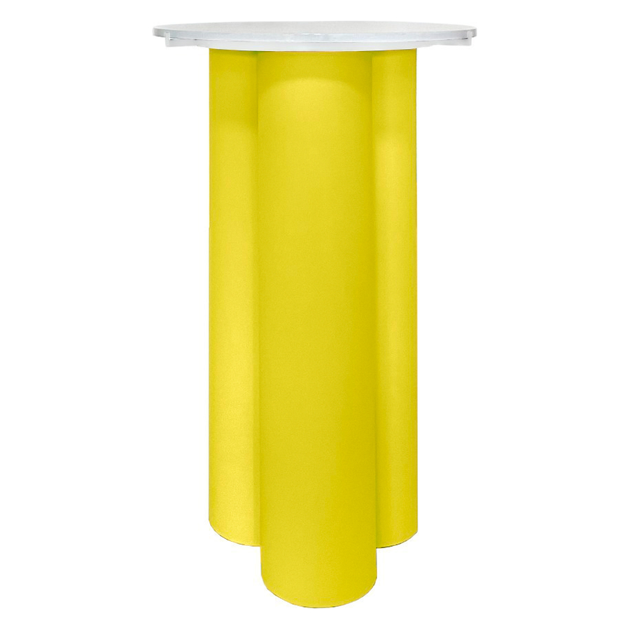 Коктейльный стол Сквош бифлекс, желтый - Фото миниатюра 1