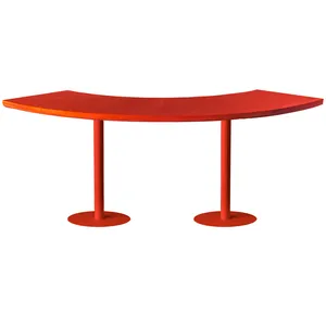 Стол коктейльный Твист Змейка М, Красный бархат + Малиново-красный (телескопическая нога) - изображение 3