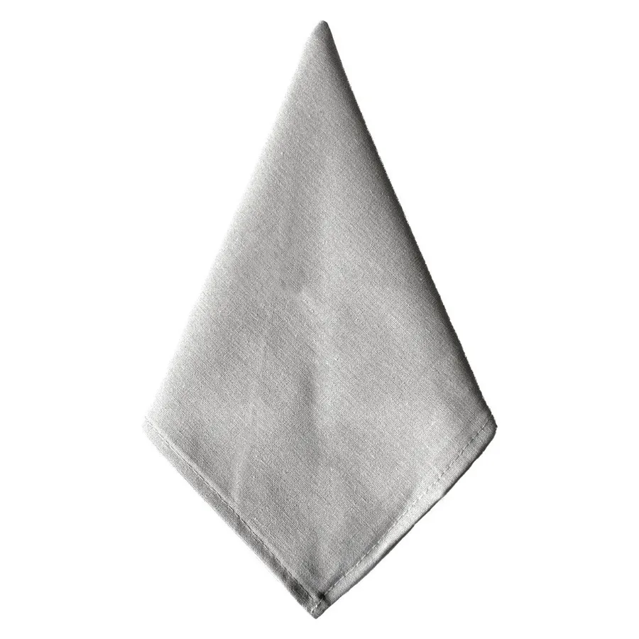 Салфетка из смесового льна, Серебристая цинерария - Фото миниатюра 1