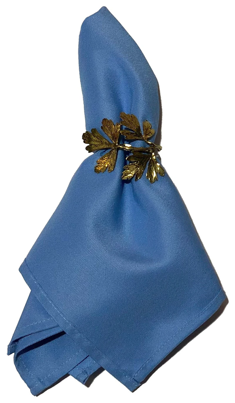 Салфетка голубая, габардин