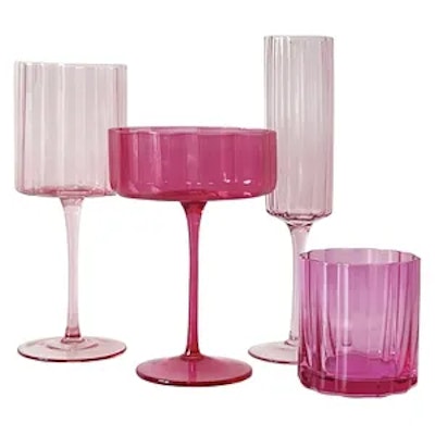 Сет бокалов Сквош Этюд в розовом