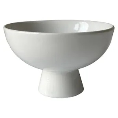 Керамическая ваза Васса Белая