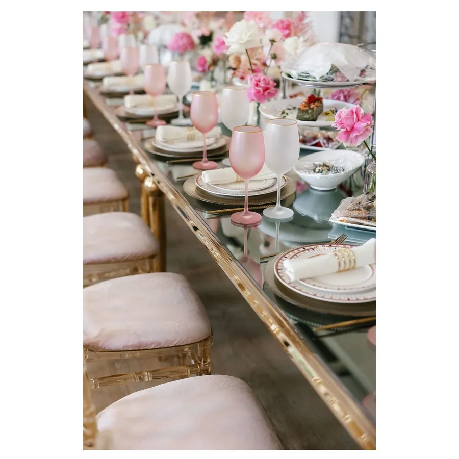 Сет тарелок Паттерн Розовый С и М - Фото миниатюра 3