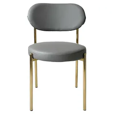 Стул Модерн Золото База, серый (ЭКО-КОЖА) - изображение 2