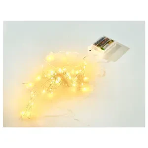 Гирлянда-нить теплый свет 3 м на батарейках