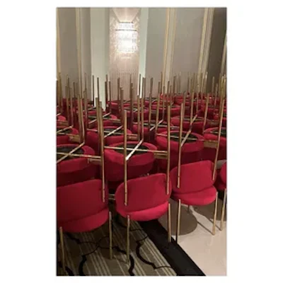 Стул Модерн Золото, Малиново-красный - изображение 5