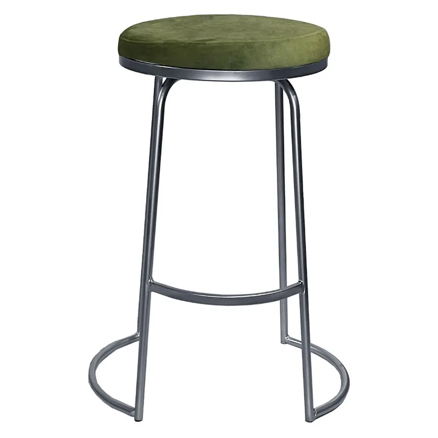 Стул барный Модерн Сэддл Матча (любой оттенок каркаса) - Фото миниатюра 2