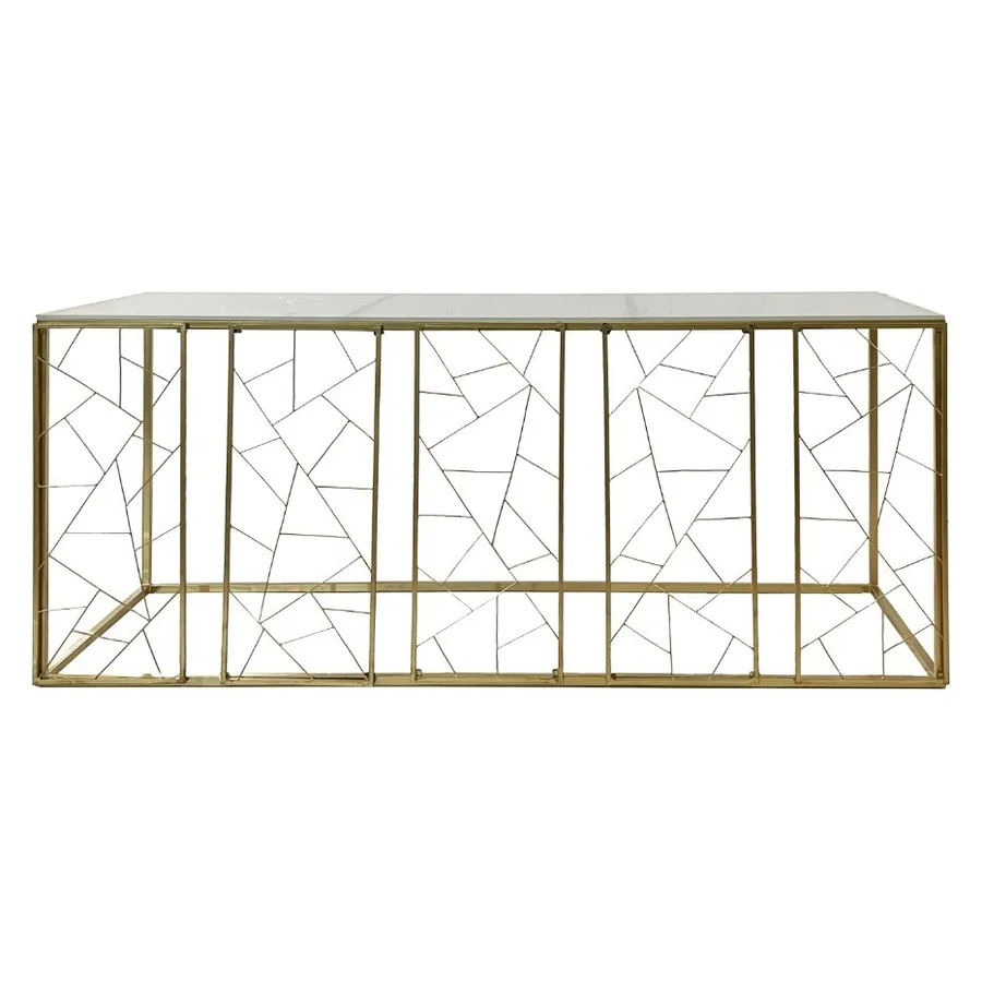 Стол-президиум Наутилус Ректангл с сетками для флористики с матовым стеклом - Фото миниатюра 1