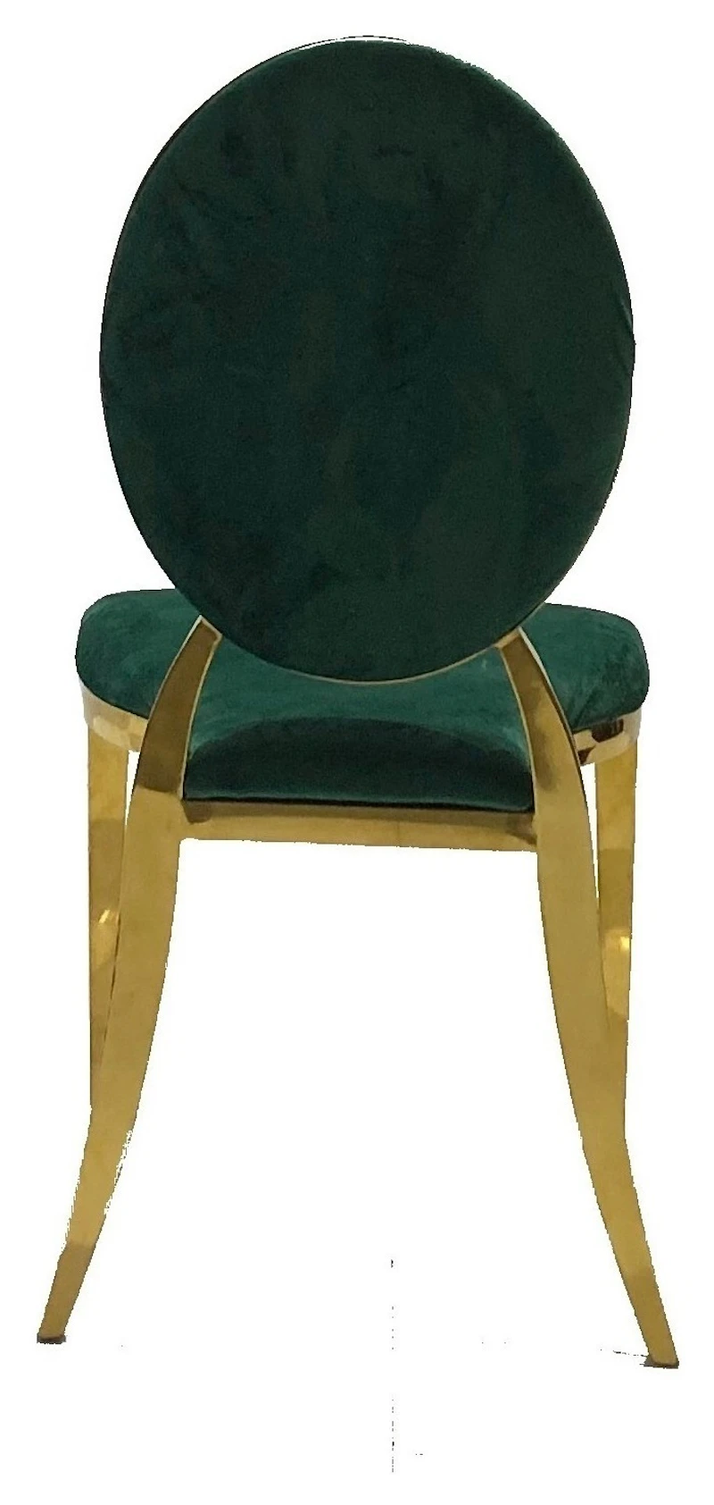 Стул Вашингтон Золото, велюр изумрудный