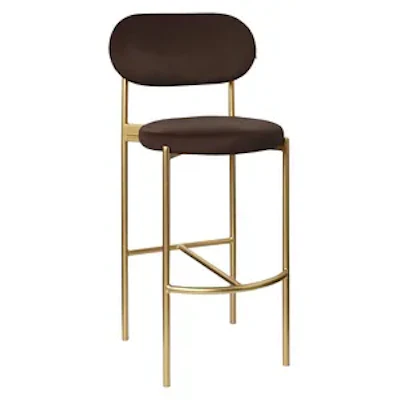 Стул барный Модерн Комфи Шоко мокка  (любой цвет каркаса)