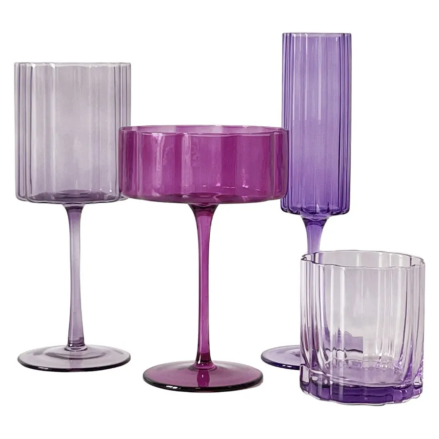 Сет бокалов Сквош Этюд в фиолетовом - Фото миниатюра 1