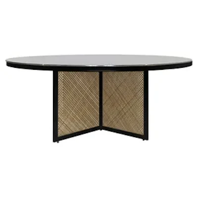 Cтол Корнерс Конфесса круглый, зеркало+перекрас металла в любой цвет - изображение 2