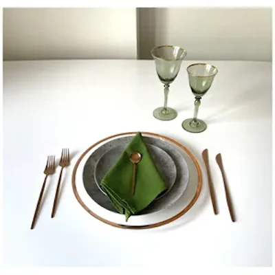 Салфетка из смесового льна, Монстера деликатесная - изображение 8