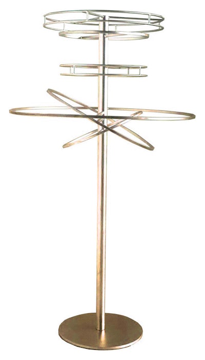 Стойка сферическая Сатурн, золото