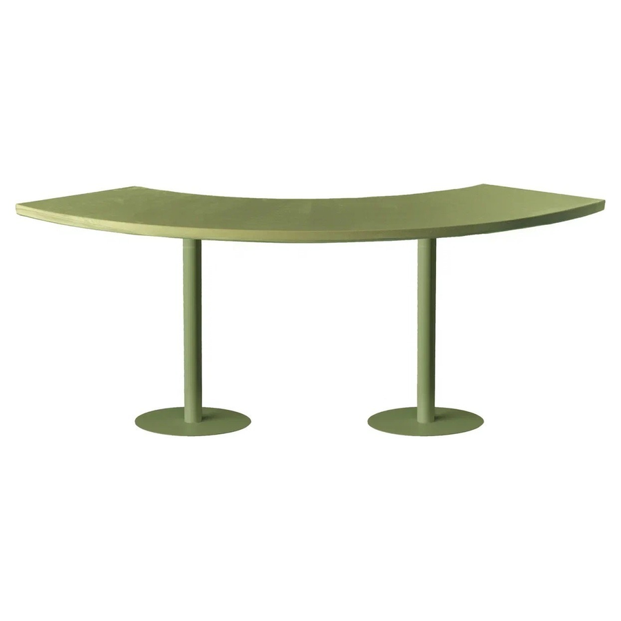 Стол коктейльный Твист Змейка М, Фисташковое пралине + матча (телескопические ноги) - Фото миниатюра 3